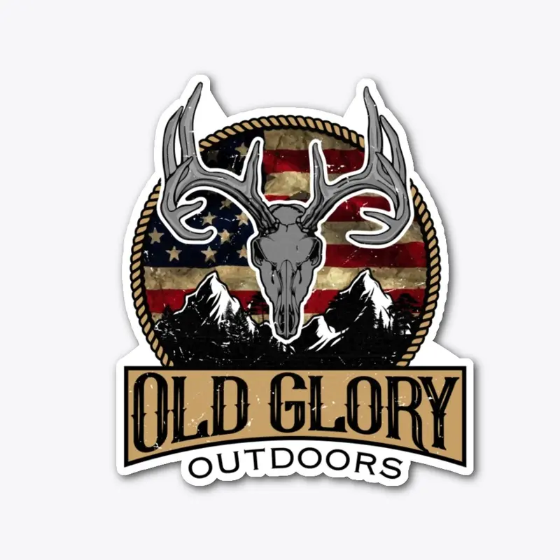 Old Glory Outdoors Sticker