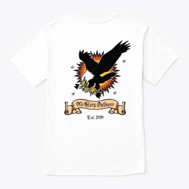 Old Glory Screaming Eagle T Shirt